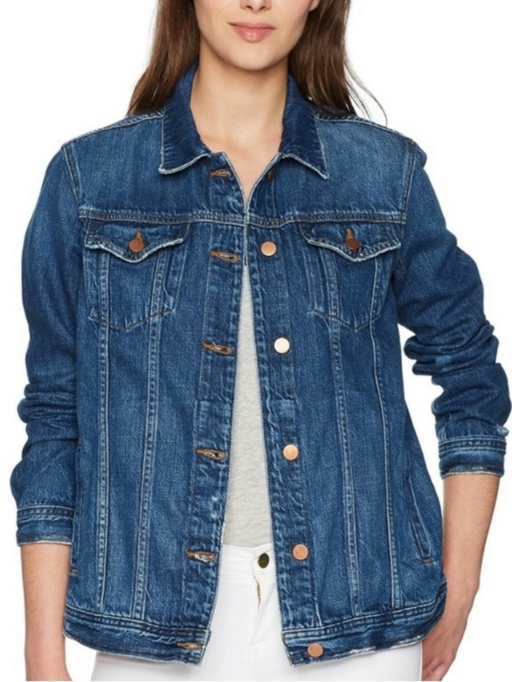 J Brand Oversized Boyfriend Denim Jacket!